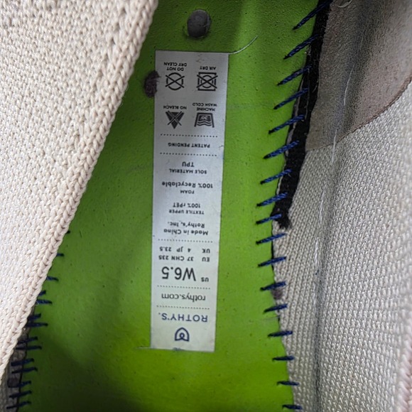 ROTHYS THE ORIGINAL SLIP ON SNEAKER WOMENS SIZE 6.5 TAN SAND COMFORT SHOES *READ - Picture 10 of 10